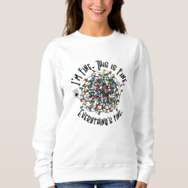 Weihnachtssüße, Niedliche Weihnachtsausstattung, Sweatshirt
