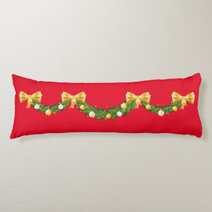 Weihnachtsswag-Körper-Kissen (20" x 54") Seitenschläferkissen