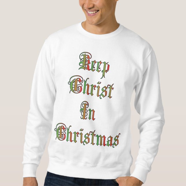 WeihnachtsSweatshirt Sweatshirt (Vorderseite)