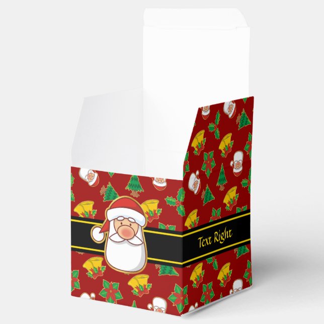 Weihnachtssymbole Geschenkschachtel (Geöffnet)