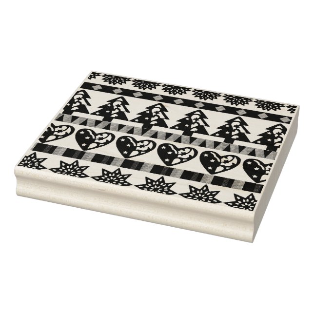 WeihnachtsSymbole Gummistempel (Stempel)