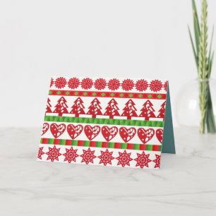 WeihnachtsSymbole Karte