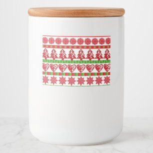 WeihnachtsSymbole Lebensmitteletikett