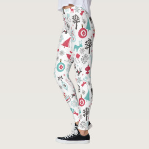 Weihnachtssymbole nahtlos leggings