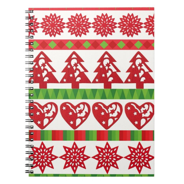 WeihnachtsSymbole Notizblock (Vorderseite)