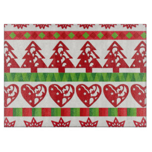 WeihnachtsSymbole Schneidebrett