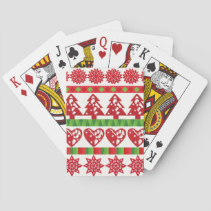 WeihnachtsSymbole Spielkarten