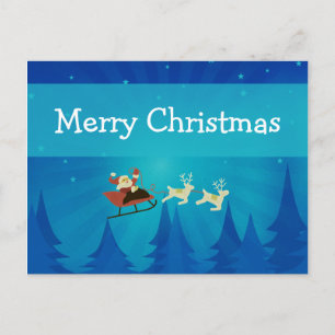 Weihnachtsszene Weihnachtspostkarte Feiertagspostkarte