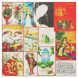 Weihnachtsszenen 9" Nähen Quilt Block Stoff