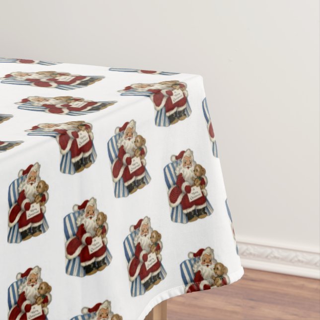 Weihnachtstablett, Vintag Tischdecke (Beispiel)