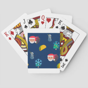 🎄🌮️ Weihnachtstaco-Emoji Spielkarten