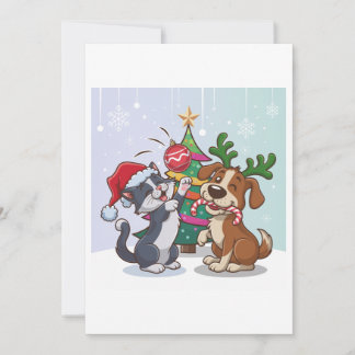 Weihnachtstag Feiertagskarte