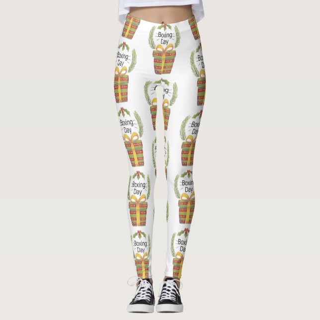 Weihnachtstag Leggings (Vorderseite)