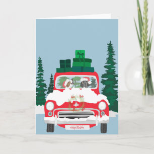 Weihnachtstag Reise Karte