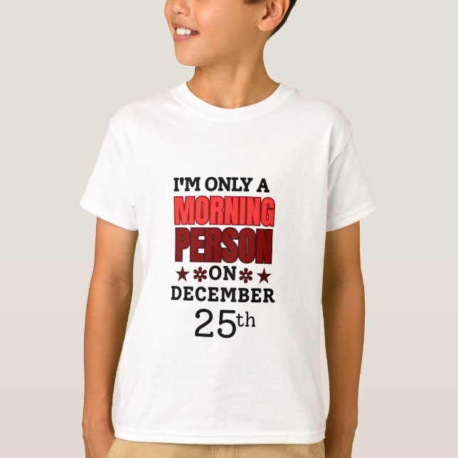 Weihnachtstag T-Shirt (Vorderseite)