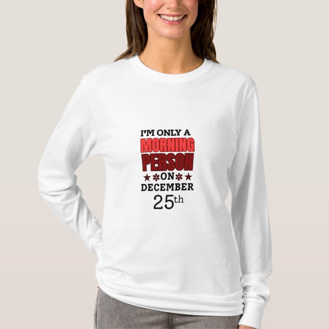 Weihnachtstag T-Shirt (Vorderseite)