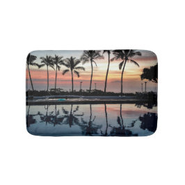 Weihnachtstagessonnenuntergang Badematte