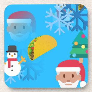Weihnachtstaktik Emoji Untersetzer