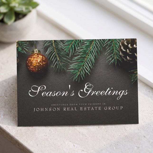 Weihnachtstanne | Frohe Feiertage Postkarte (Von Creator hochgeladen)