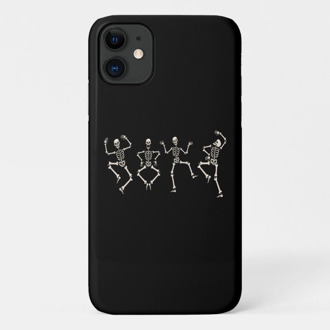 Weihnachtstanz mit Skelett Case-Mate iPhone Hülle (Rückseite)