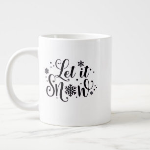 Weihnachtstasse – Fröhliche Feiertags-Kakao & Kaff Jumbo-Tasse