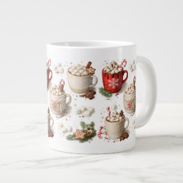 Weihnachtstasse für heiße Schokolade Jumbo-Tasse
