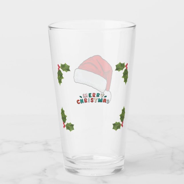 Weihnachtstasse Glas (Vorderseite)