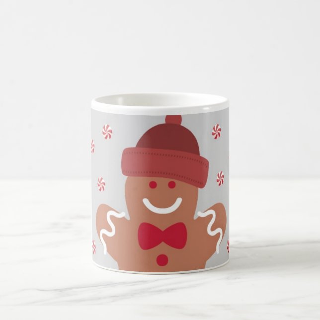 WeihnachtsTasse: Lebkuchen-Mann Kaffeetasse (Mittel)
