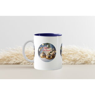 Weihnachtstasse mit Kolibrimotiv Tasse