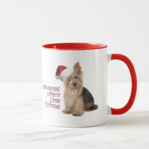 WeihnachtsTasse Sankt Yorkie Tasse