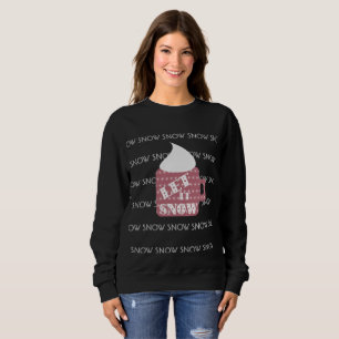 Weihnachtstasse Schnee Schneeflocke Winter Sweatshirt