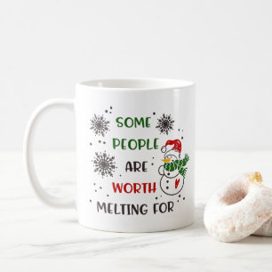 Weihnachtstasse Schneemann Kaffeetasse