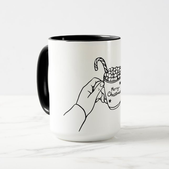 Weihnachtstasse Tasse (Vorderseite Links)