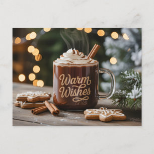 Weihnachtstasse 'Warme Wünsche': Cozy Hot Chocolat Postkarte