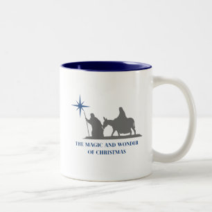Weihnachtstasse Zweifarbige Tasse