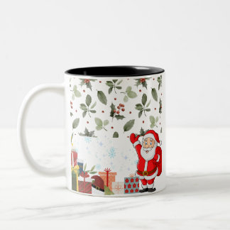 Weihnachtstasse Zweifarbige Tasse