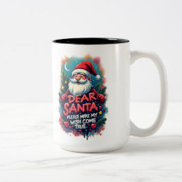 Weihnachtstasse Zweifarbige Tasse