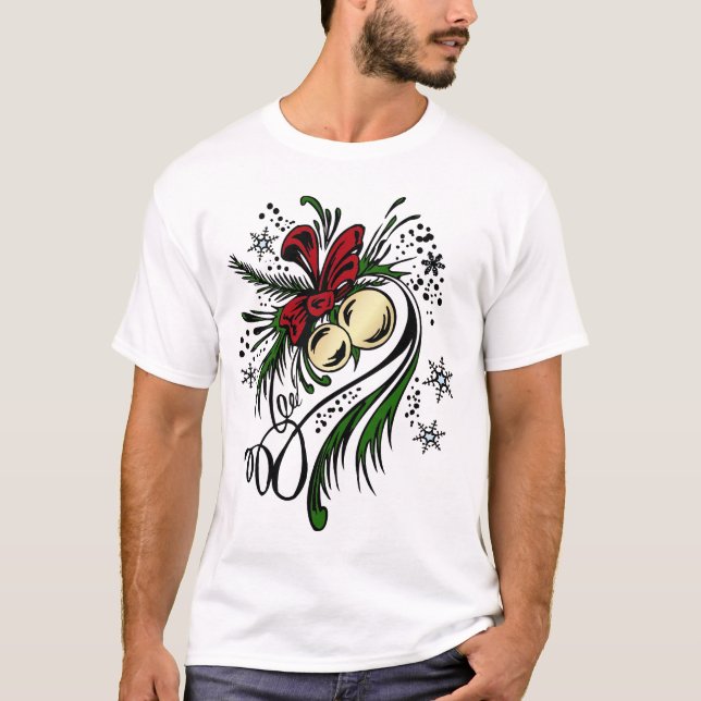 Weihnachtstätowierungs-T - Shirt (Vorderseite)