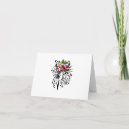 Weihnachtstattoo Feiertagskarte