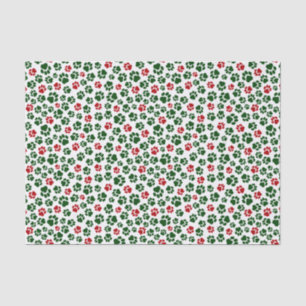 Weihnachtstatzen-Druck-Seidenpapier Seidenpapier