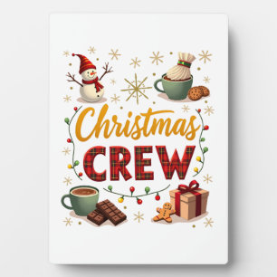 Weihnachtsteam Fotoplatte