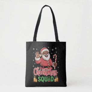 Weihnachtsteam Santa Afro Mann Stolz Schwarz Afrik