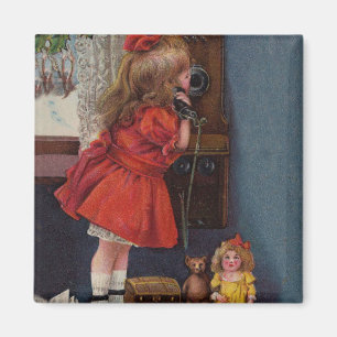 Weihnachtstelefon Magnet