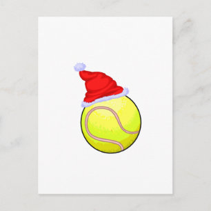 Weihnachtstennis Feiertagspostkarte