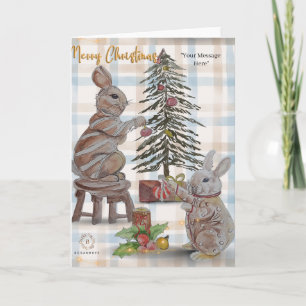 Weihnachtsthema Boganhues Druck Karte