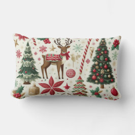 Weihnachtsthema Lendenkissen