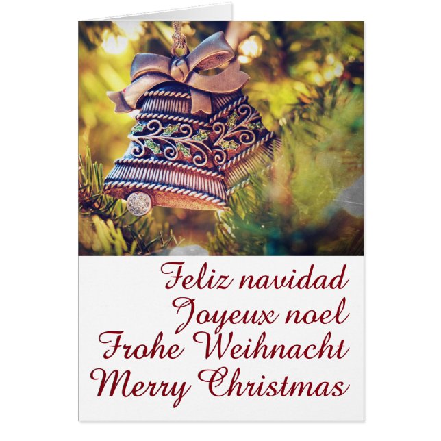 Weihnachtsthema mit zwei Glocken (Vorne)