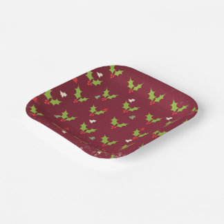 Weihnachtsthema Pappteller