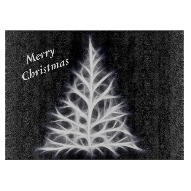 Weihnachtsthema-Schneidebrett Schneidebrett (Vorderseite)