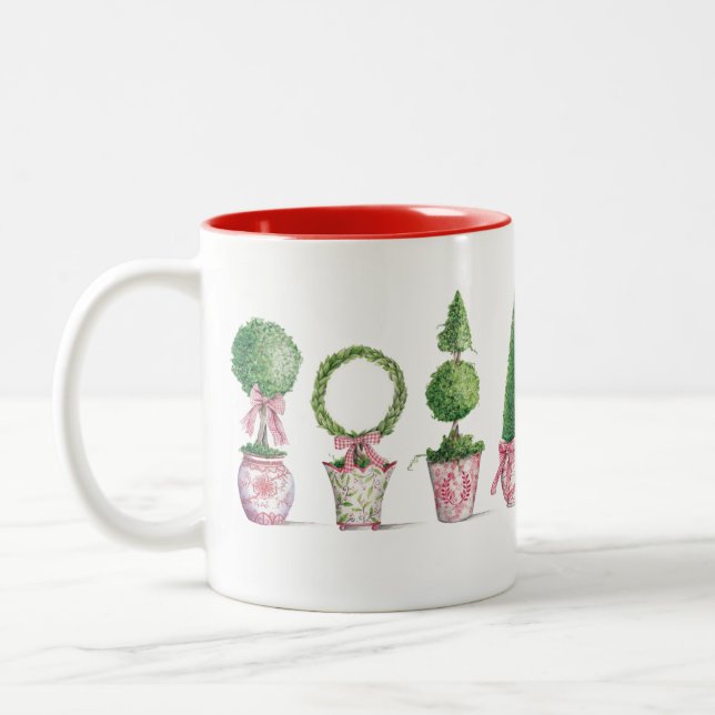 Weihnachtsthemen Kaffeepause Tasse (Links)
